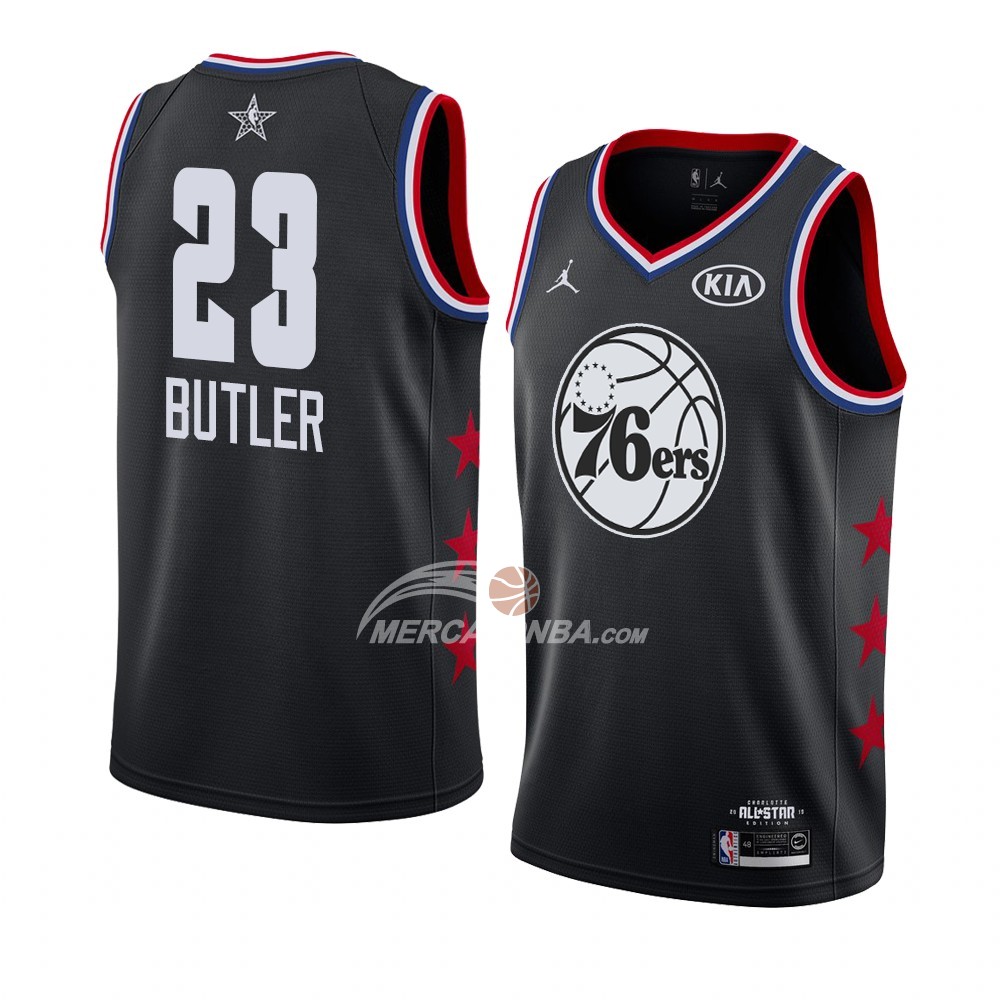 Maglia All Star 2019 Philadelphia 76ers Jimmy Butler Nero
